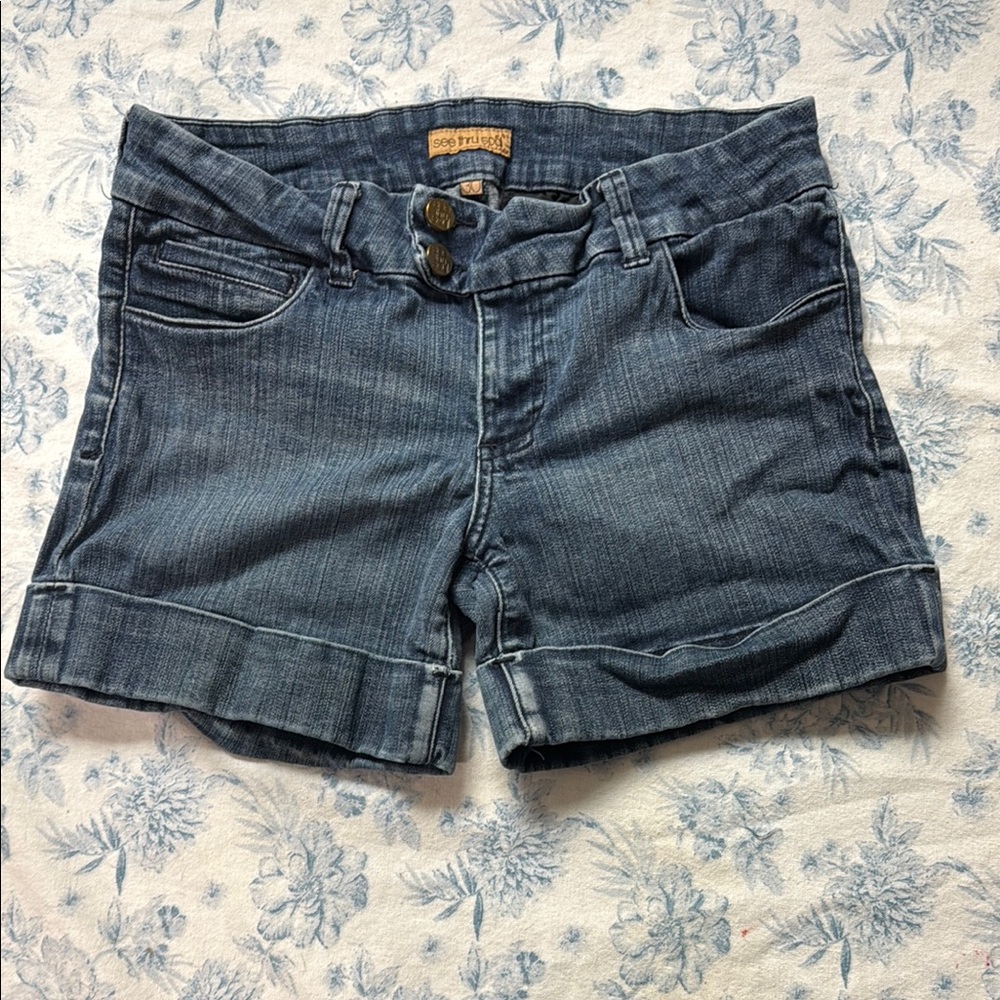 Denim Blue Women's Shorts